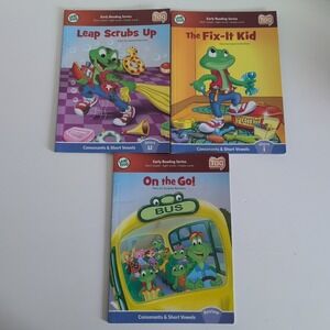 Leap Frog Early Reading Series Tag Interactive Books Lot of 3 Consonants Vowels